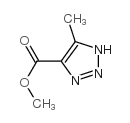 1H-1,2,3-Triazole-4-carboxylicacid,5-methyl-,methylester(9CI) structure