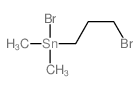 Stannane,bromo(3-bromopropyl)dimethyl- Structure