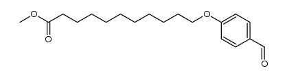 methyl 11-(4-formylphenoxy)undecanoate结构式