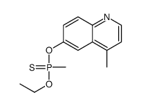 ethoxy-methyl-(4-methylquinolin-6-yl)oxy-sulfanylidene-λ5-phosphane结构式