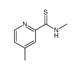 N,4-dimethylpyridine-2-carbothioamide Structure