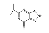 5-tert-butyl-2H-thiadiazolo[5,4-d]pyrimidin-7-one结构式