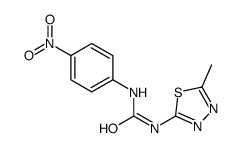 1-(5-methyl-1,3,4-thiadiazol-2-yl)-3-(4-nitrophenyl)urea Structure