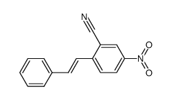 2-cyano-4-nitrostilbene Structure