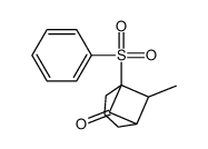 5-(benzenesulfonyl)-7-methylbicyclo[3.1.1]heptan-6-one结构式