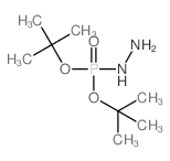 ditert-butoxyphosphorylhydrazine structure