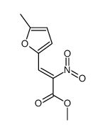 methyl 3-(5-methylfuran-2-yl)-2-nitroprop-2-enoate结构式