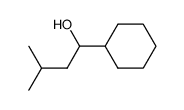1-cyclohexyl-3-methyl-butan-1-ol结构式