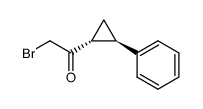 2-bromo-1-(2-phenyl-cyclopropyl)-ethanone Structure