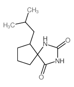 1,3-Diazaspiro[4.4]nonane-2,4-dione,6-(2-methylpropyl)- picture