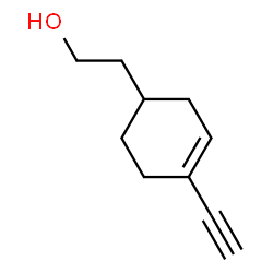 3-Cyclohexene-1-ethanol, 4-ethynyl- (9CI)结构式