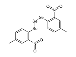 4-methyl-1-[(4-methyl-2-nitrophenyl)triselanyl]-2-nitrobenzene结构式