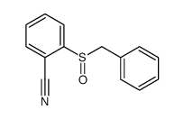 2-benzylsulfinylbenzonitrile Structure