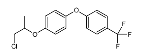 1-(1-chloropropan-2-yloxy)-4-[4-(trifluoromethyl)phenoxy]benzene结构式