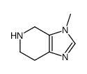 4,5,6,7-tetrahydro-3-methyl-3H-Imidazo[4,5-c]pyridine结构式