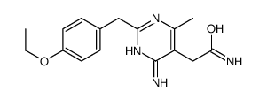 2-[4-amino-2-[(4-ethoxyphenyl)methyl]-6-methylpyrimidin-5-yl]acetamide结构式