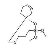 3-(5-bicyclo[2.2.1]hept-2-enylmethylsulfanyl)propyl-trimethoxysilane Structure