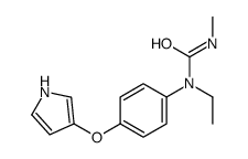 1-ethyl-3-methyl-1-[4-(1H-pyrrol-3-yloxy)phenyl]urea Structure