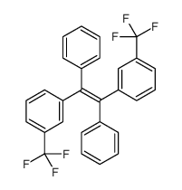1-[1,2-diphenyl-2-[3-(trifluoromethyl)phenyl]ethenyl]-3-(trifluoromethyl)benzene结构式