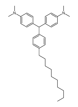 4-[(4-decylphenyl)-[4-(dimethylamino)phenyl]methyl]-N,N-dimethylaniline结构式