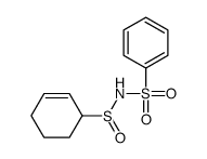 N-cyclohex-2-en-1-ylsulfinylbenzenesulfonamide结构式