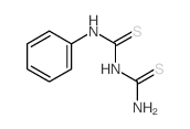 Thioimidodicarbonicdiamide ([(H2N)C(S)]2NH), N-phenyl- Structure