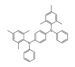 1-N,4-N-diphenyl-1-N,4-N-bis(2,4,6-trimethylphenyl)benzene-1,4-diamine结构式