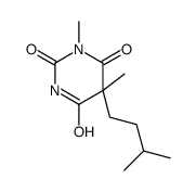 1,5-Dimethyl-5-isopentylbarbituric acid structure
