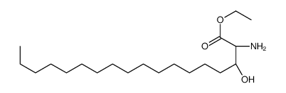 ethyl (2S,3S)-2-amino-3-hydroxyoctadecanoate Structure