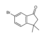6-bromo-3,3-dimethyl-2H-inden-1-one Structure