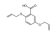 5-prop-2-enoxy-2-prop-2-enylsulfanylbenzoic acid Structure
