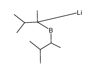 lithium bis(3-methyl-2-butyl)borohydride结构式