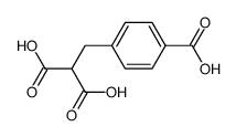 (4-carboxy-benzyl)-malonic acid Structure