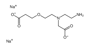 disodium,3-[2-[2-aminoethyl(carboxylatomethyl)amino]ethoxy]propanoate Structure