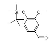 4-[tert-butyl(dimethyl)silyl]oxy-3-methoxybenzaldehyde Structure