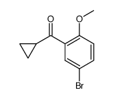 5-Brom-2-methoxyphenylcyclopropylketon Structure