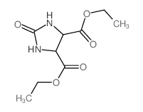 diethyl 2-oxoimidazolidine-4,5-dicarboxylate结构式