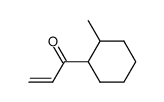 1-[2-Methyl-cyclohexyl]-prop-2-en-1-on结构式