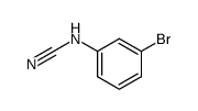 3-bromophenylcyanamide Structure