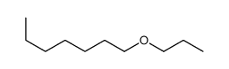 1-propoxyheptane Structure