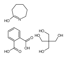 azepan-2-one,2,2-bis(hydroxymethyl)propane-1,3-diol,phthalic acid Structure