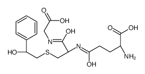 S-(2-phenyl-2-hydroxyethyl)glutathione structure