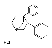 3,4-diphenyl-1-azabicyclo[2.2.2]octane,hydrochloride结构式