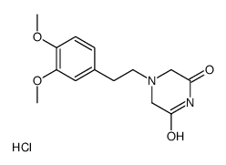 4-[2-(3,4-dimethoxyphenyl)ethyl]piperazine-2,6-dione,hydrochloride Structure