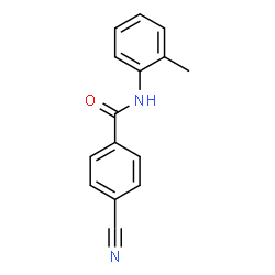 4-Cyano-N-(2-methylphenyl)benzamide Structure