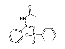 N-Acetyl-N'-phenylsulfonylsulfinamidine Structure