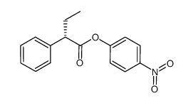 4-nitrophenyl (S)-2-phenylbutanoate结构式