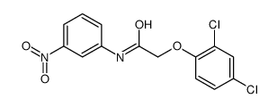 2-(2,4-dichlorophenoxy)-N-(3-nitrophenyl)acetamide Structure