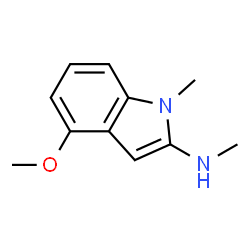 1H-Indol-2-amine,4-methoxy-N,1-dimethyl-(9CI) Structure