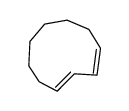 cis,trans-cyclodeca-1,3-diene Structure